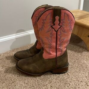 Girls Roper cowboy boots - size 9 toddler